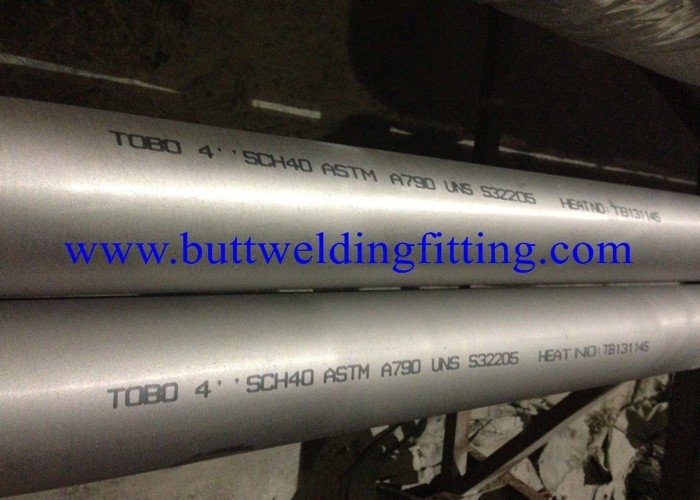 ASTM A790 Duplex F51 SS Pipe Galvanized Stainless Steel Seamless Tubing