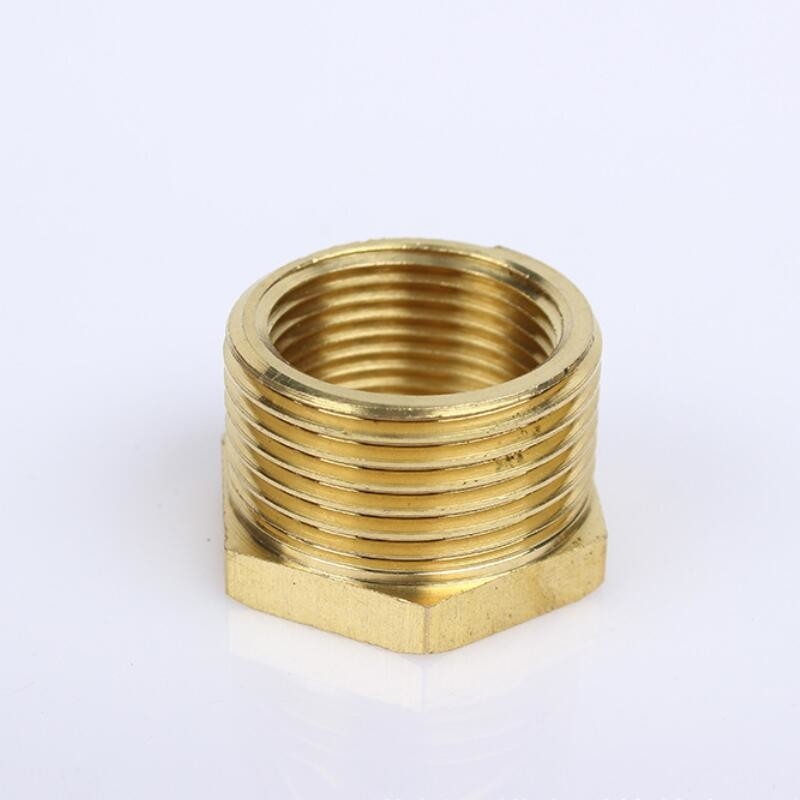 Brass Fittings Bushing Welded UNS70600 NPT Thread Copper Pipe Fittings Bushing Forged Fittings