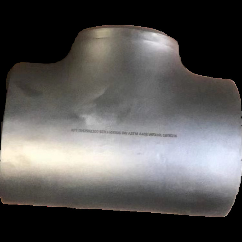 17-4PH Barred Reducing TEE  Barred Tee 12" X 8" SCH80 Butt Weld Fittings ANSI B16.9