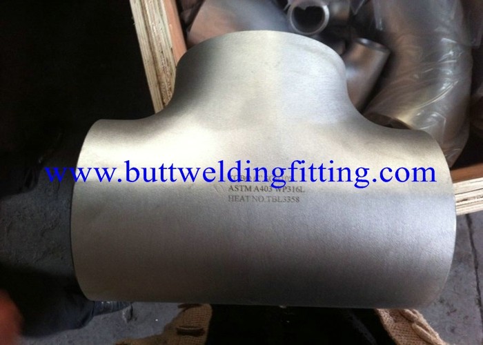 A403 - WP317L SS Pipe Equal Reducer Butt Weld Tee 1 Inch To 48 Inch