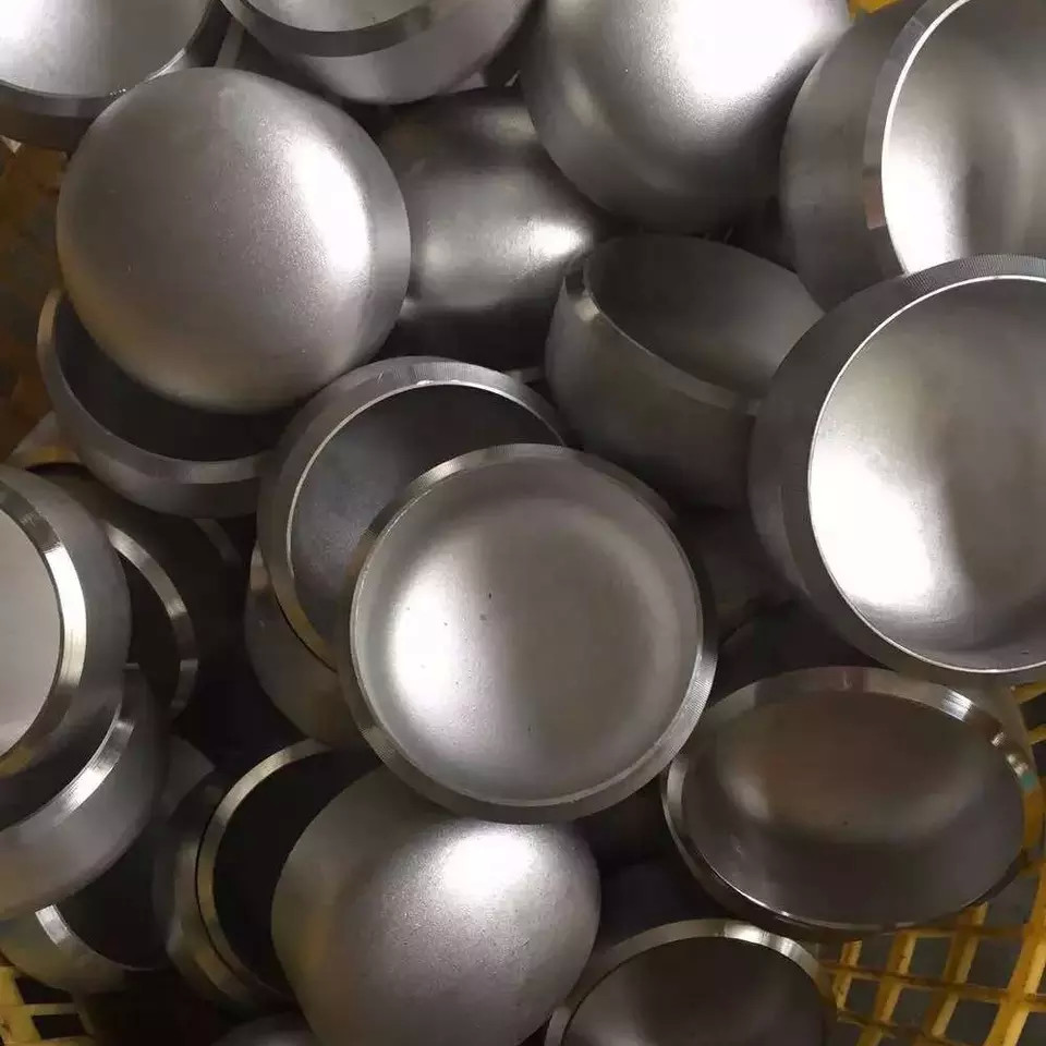 Mirror Polished Stainless Steel Pipe S31803 Schedule 40 Butt Weld Pipe Fitting Cap