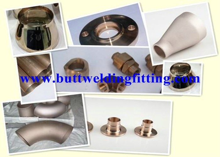 Copper Nickel CuNi 90 / 10 C70600 Butt Weld Fittings With DN20 - 500 Size