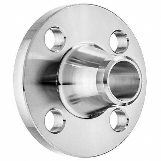 Weld Neck Flange Flat Face 1 In Pipe Size 4 1/4 In Flange Outside Dia Class 125