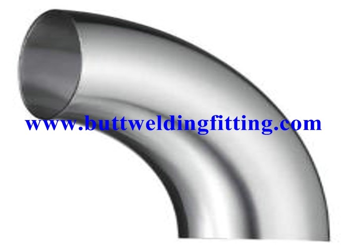 Sanitary 90 degree elbow butt weld tube fittings Shot blasted DN 150