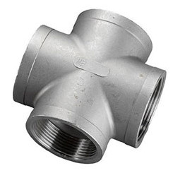 Cross Socket Weld Stainless Steel 304 ASME B16.9 Fittings For Oil Water