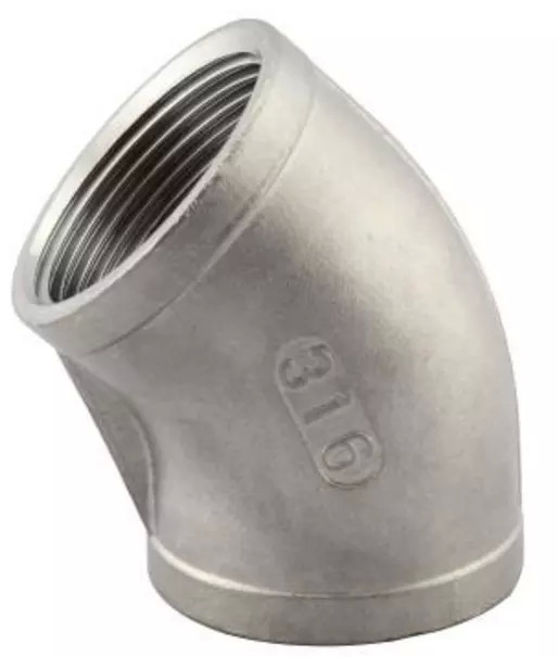 Stainless Steel 45 Degree Elbow ASME B16.11 2507 3