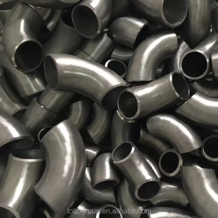Titanium Casting Forged Pipe Fitting 90 Degree Long Radius Pipe Elbow