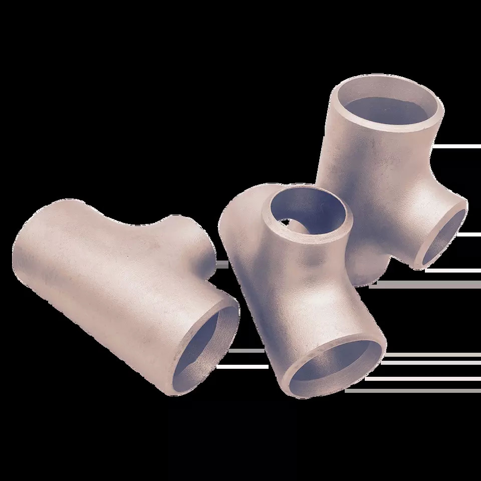 Threaded Stainless Steel Tee With Durability / Tensile Strength