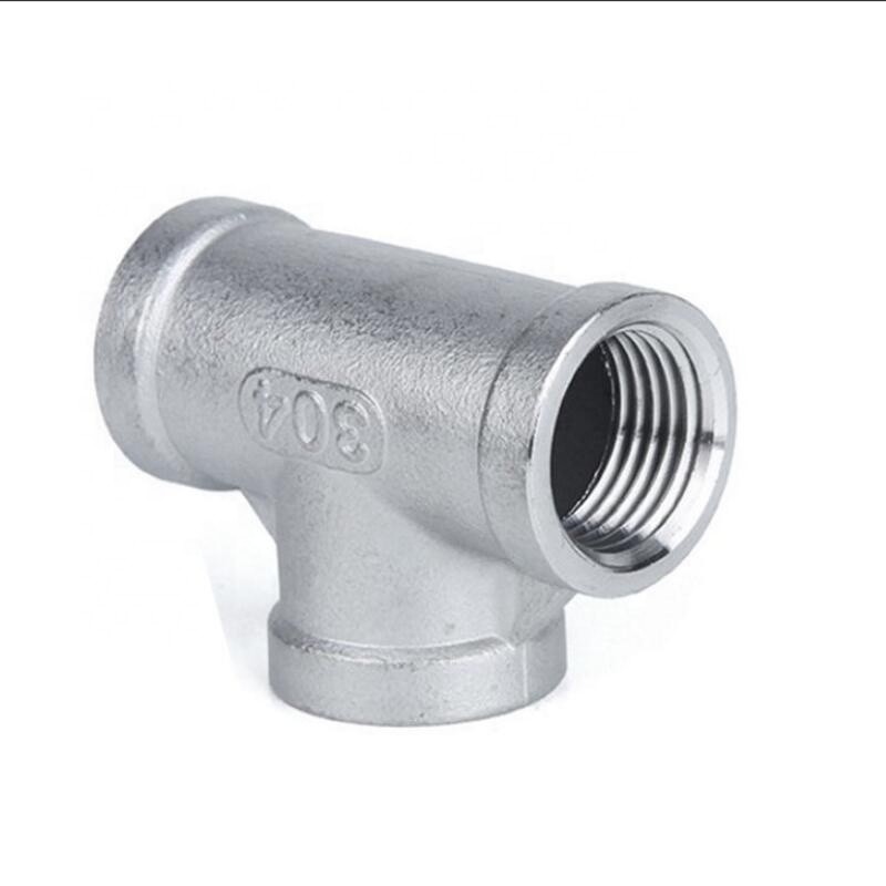 Normal Pipe Thread Female Tee Pipe Fittings 1/2