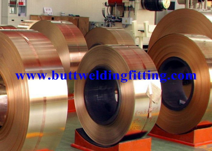 Oxygen Free C10200 Copper Strip / Copper Width Coils 7-610mm For Switch Parts