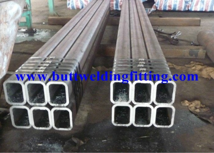 ASTM A500 Cold Formed Carbon Steel Square Pipe , Q195-Q345 Mild Steel Tube