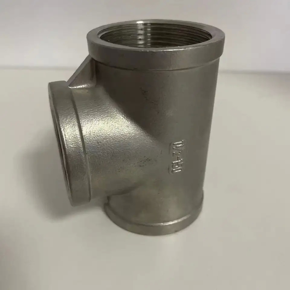 ASME B16.5 WP304L / 316L 150 #  cooper nickle  Equal Tee cuni Pipe Fitting MT23