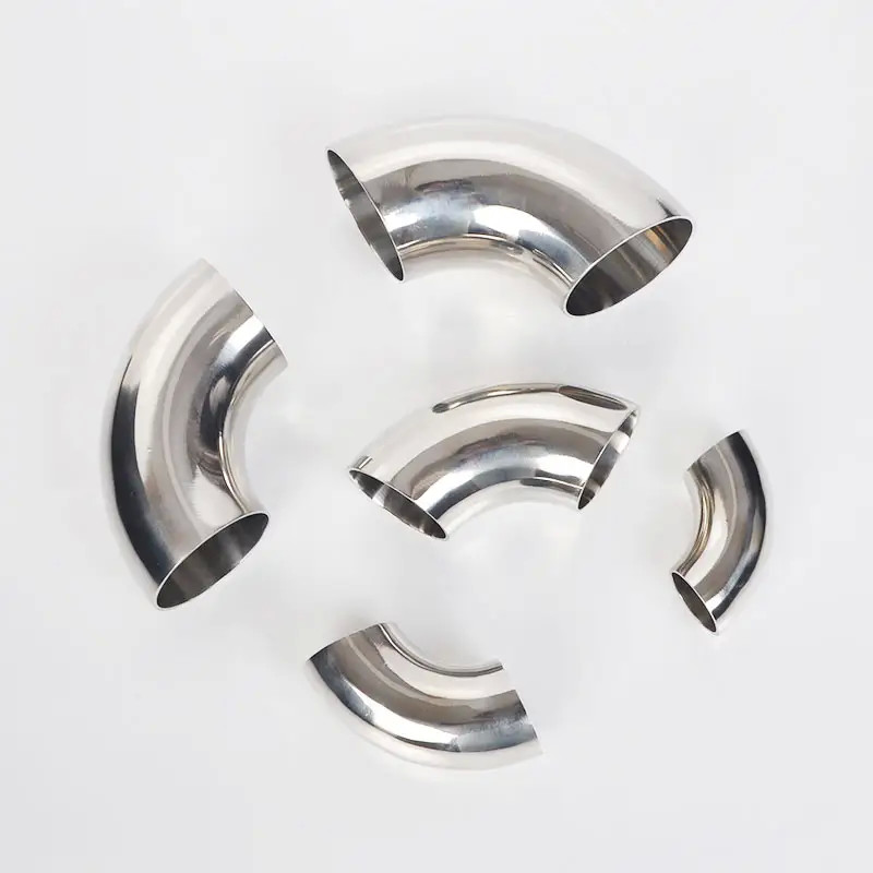 Sanitary Male Stainless Steel Elbow  1/4 Bsp X 8 Mm Od Bending Stainless Steel Pipe Fitting