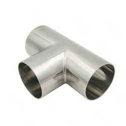 High Quality SS304 Stainless Steel Sanitary Reducing Tee Pipe Fittings Three Ways