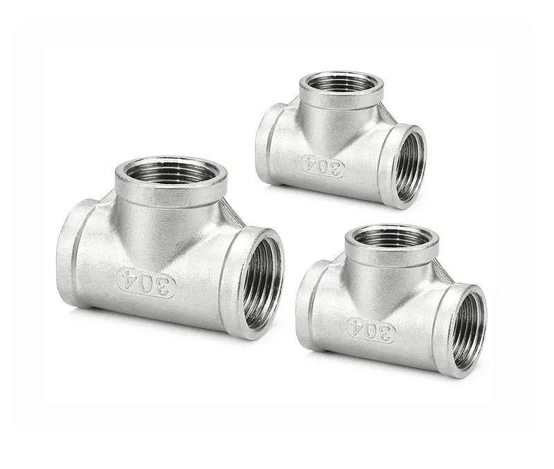 Food Grade Sanitary SS316 Stainless Steel Pipe Fitting Tee