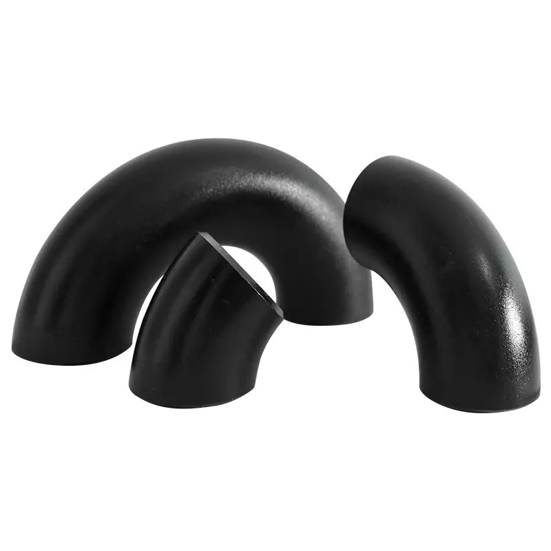 ASME B16.9 A234 90 Degree MS 1.5D Long Radius Butt Welded Carbon Steel Pipe Fittings Bend Seamless Elbows