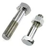High Strength DIN933 Hexagon Head Ti Bolt Grey Hex Drive Machine Titanium Bolt with Nut