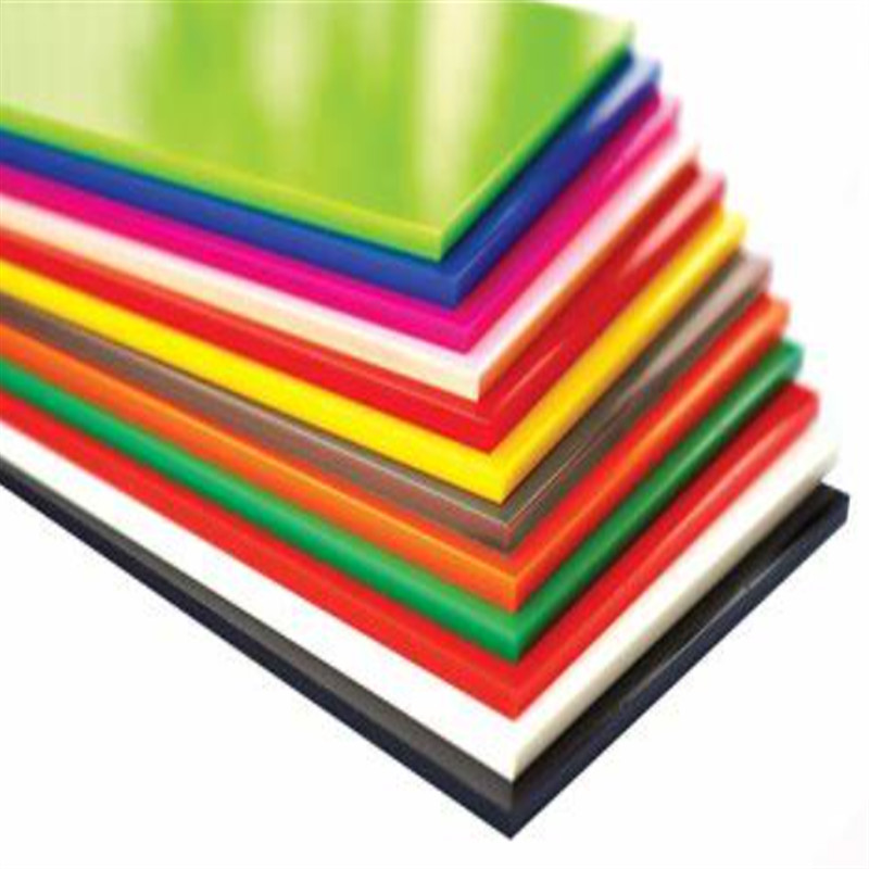 Fluorescent Cast Acrylic Sheeting with Elongation 50% Impact Strength 80-100 Times Of Ordinary Glass