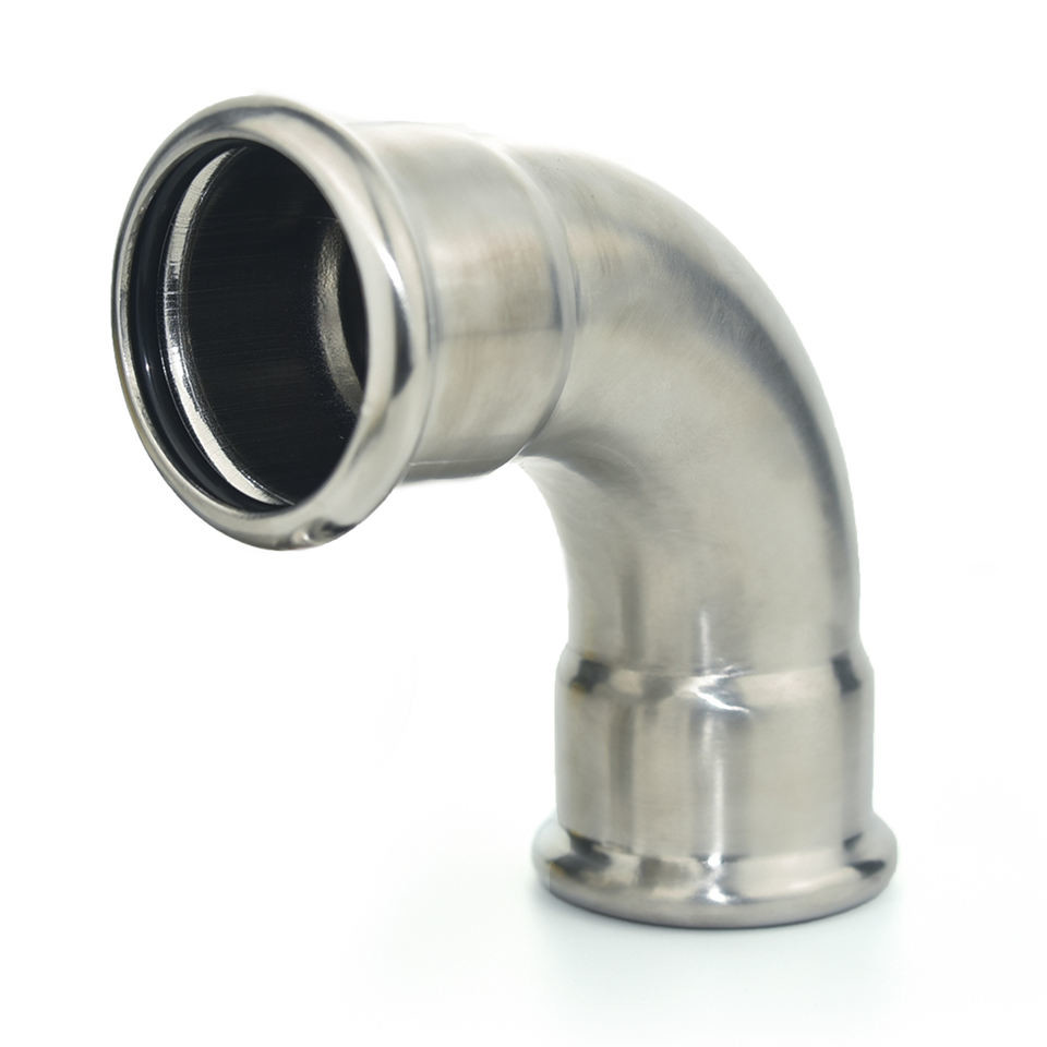 TOBO Customized Joint Male Metal Hose Fitting Quick Connector Elbow  ASTM A40345 Stainless Steel