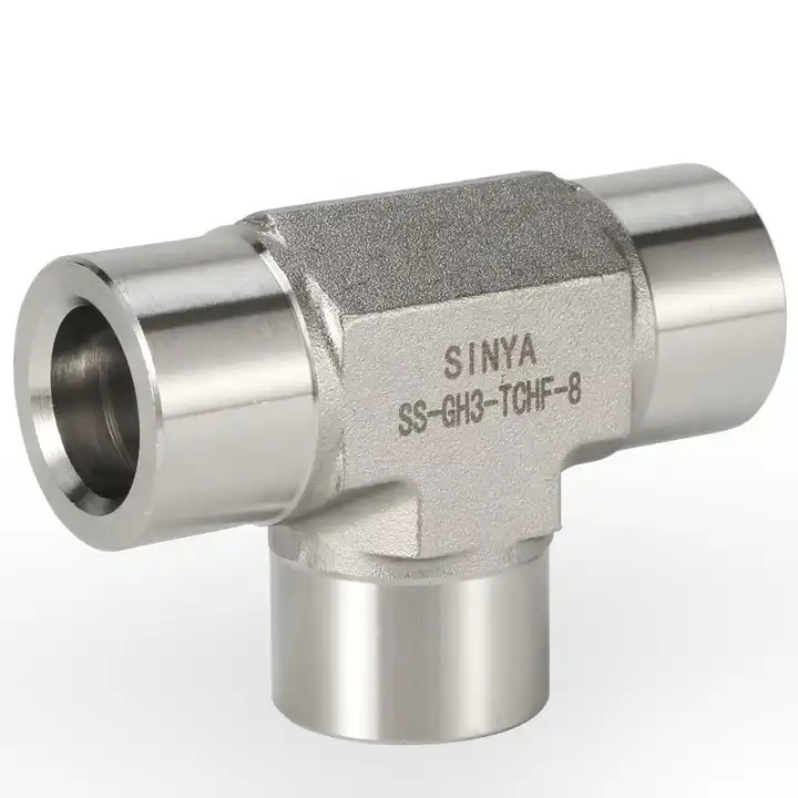 1/8In High Pressure B366 WPNIC11 Incoloy 800HT Forged Pipe Fitting SCH40 Socket Welding Tee