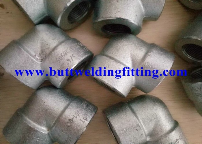 ASTM A105 Galvanized Forged Steel Pipe Fittings 90 Degree 0.75 Inch Elbow