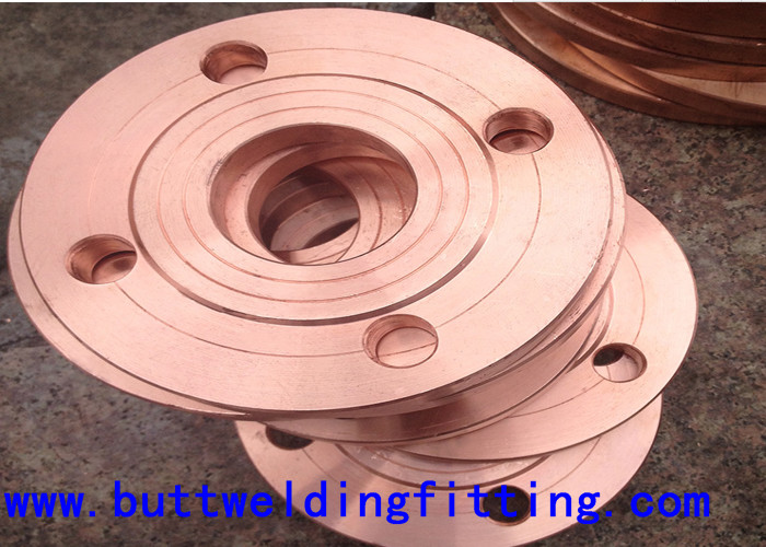 Cu-Ni 90-10 Forged Steel Flanges , 150#-2500# 1-60 Inch Copper Nickel Flanges