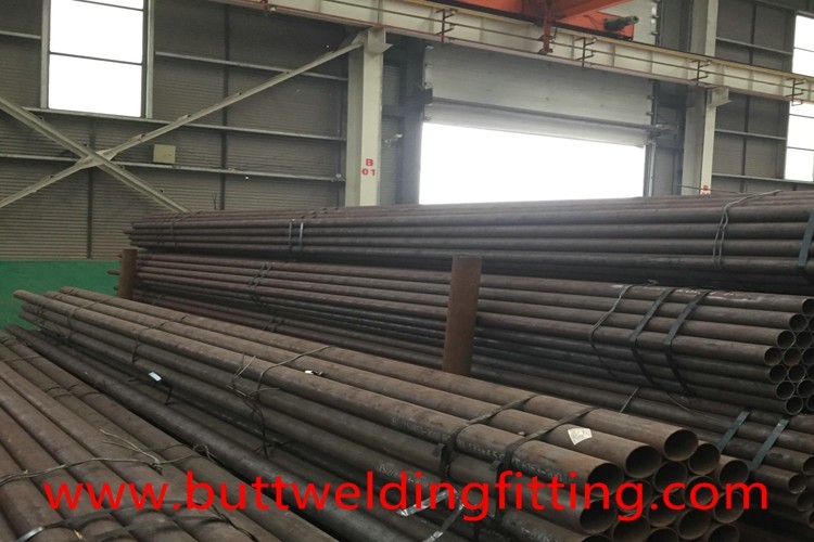 Round Seamless Alloy Steel Pipe A335 P9 Black 3'' SCH40 Plain End