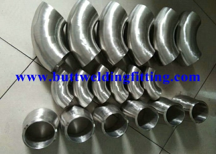 Din 2605 Titanium grade 2 30 45 90 degree elbow Butt Weld Fittings 1 / 2