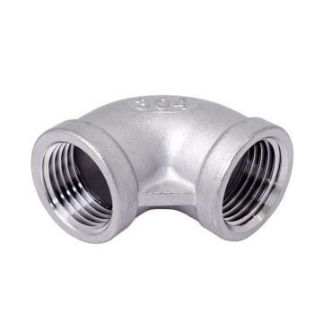 Stainless Steel Elbow 4'' SCH40 Ss 304 Ss316 Female Threaded 90 Degree Elbow Forged Fittings