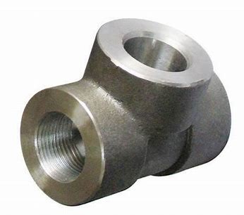 Asme B16.9 Schedule 40 Steel Pipe Fittings Threaded Tee Stainless Steel Equal Tee 304/316