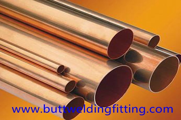 JIS GB CuNi 70/30 Seamless Copper Nickel Pipe / Water Heater Tube