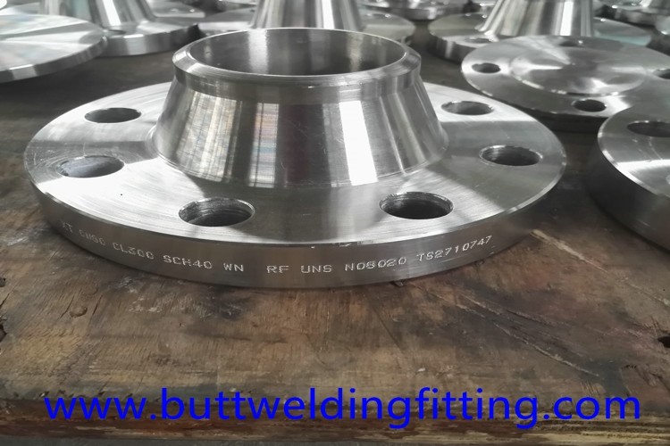 STD Class 600 4 Inch Nickel Alloy N08020 Welding Neck Flanges