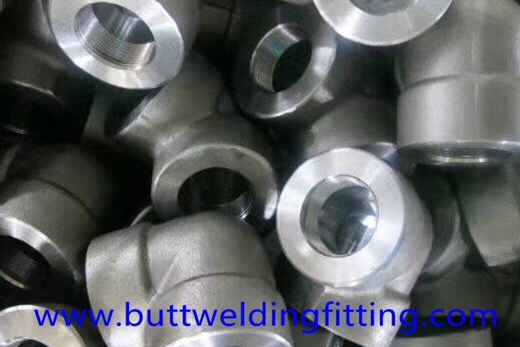 Forged Pipe Fittings UNS S32750 90D Socket Welded Elbow ASME B16.11