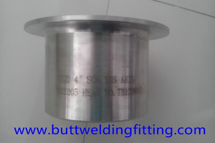 Butt Weld Fittings 4'' SCH10S Stub End ASTM A815 UNS S32205 ANSI B16.9