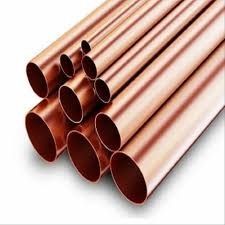 TOBO Seamless round pure copper tube ASTM B280 straight copper brass tube