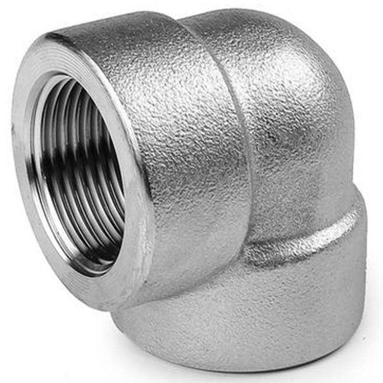 TH Elbow Threaded Fitting Forged Pipe Fitting NPT BSPT BSPP NPS 1/8