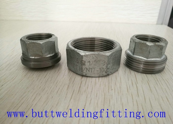 Mss Sp-83 Stainless Steel 304/316 Forged Pipe Fittings Thread Forged Fitting Hexagon Union