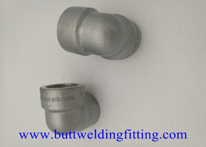 3000# A 182 F304H ANISI B16.9 Stainless Steel Forged Pipe Fittings 1'' 90 Degree SW Elbow