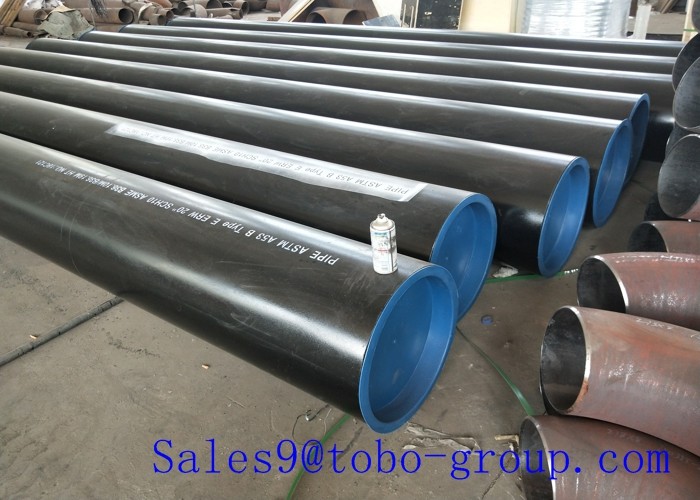 TOBO ASMEB16.9 SCH10 Round API Carbon Steel Pipe ASTM A106 API5L ISO 9001