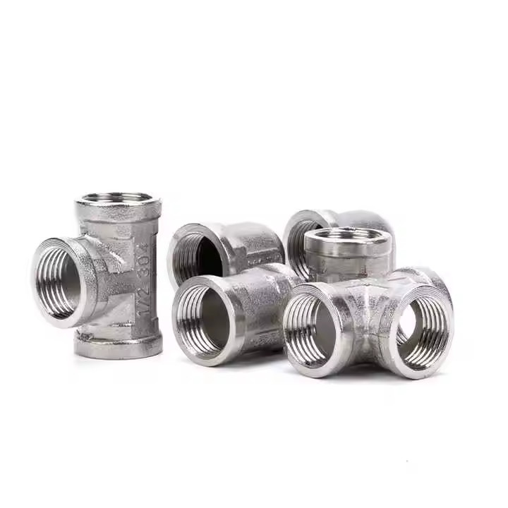 Stainless Steel Tee with ASTM/JIS/BS/DIN/UNI Certification and Equal Shape in Shanghai