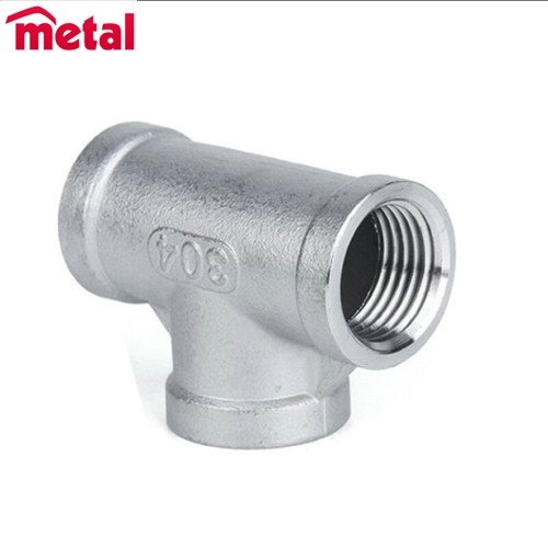 New 1/2″ Tee 3 way Female Stainless Steel 304 Threaded Pipe Fitting NPT SA529 P50 Tee