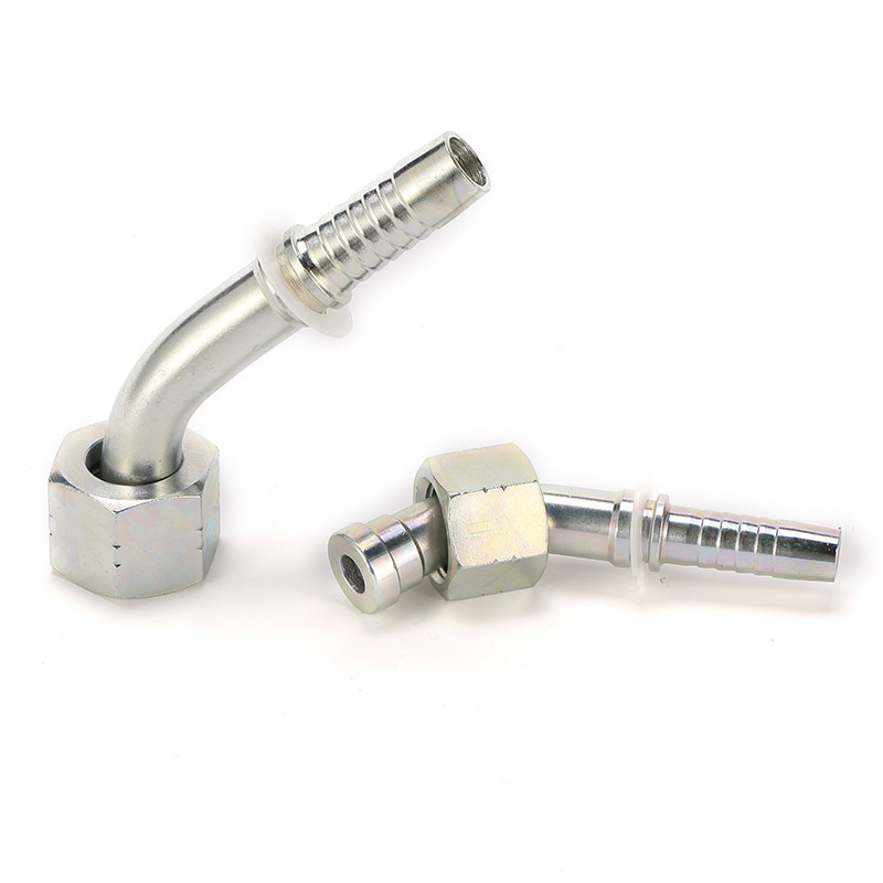 Custom High Pressure Hydraulic Fluid Hose Straight Elbow Pipe Fittings