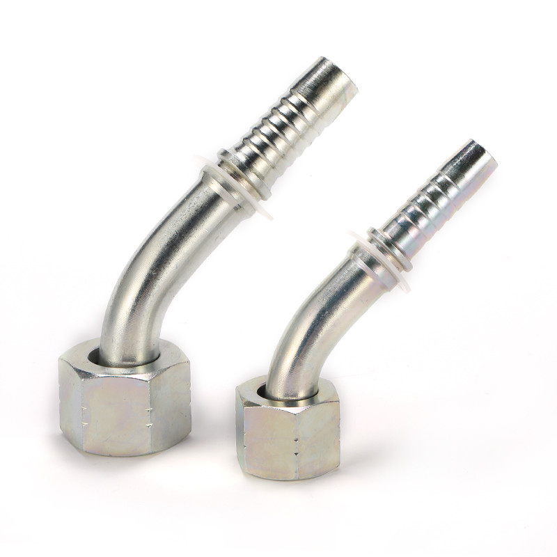 Custom High Pressure Hydraulic Fluid Hose Straight Elbow Pipe Fittings