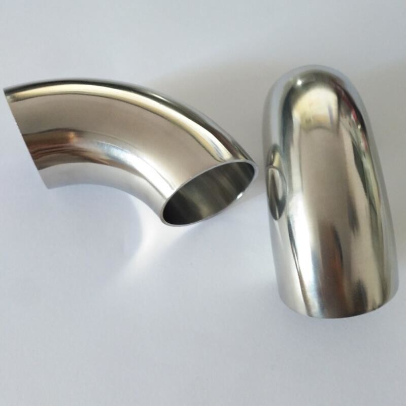 90 Degree Equal Stainless Steel Double Ferrule Tube Fitting Union Elbow