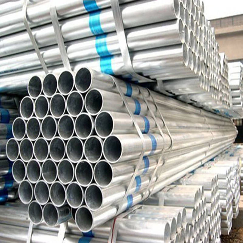 Hot Dip GI Construction Scaffolding Round Welded Pre Galvanized Steel Pipe