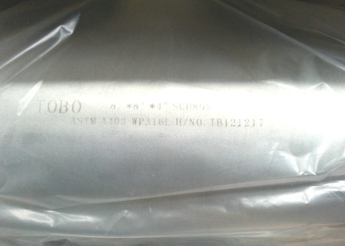 ASME Buttweld  Grade 2507 Stainless Steel Sch10 Reducing Equal Tee