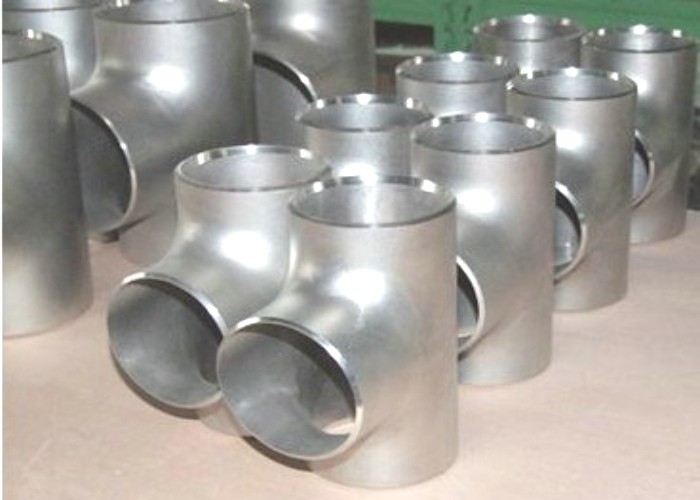 A815 Uns S31803 Duplex Steel Equal Tee / Butt Weld Reducing Tee ASME B16.9