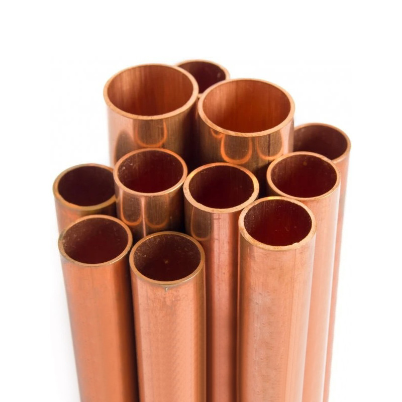 Straight lengths hard temper refrigeration copper tube ac copper pipe for air conditioners