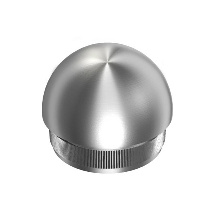 304 316 pipe staircase terrace railing stainless steel thread decorative end cap for tube pipe