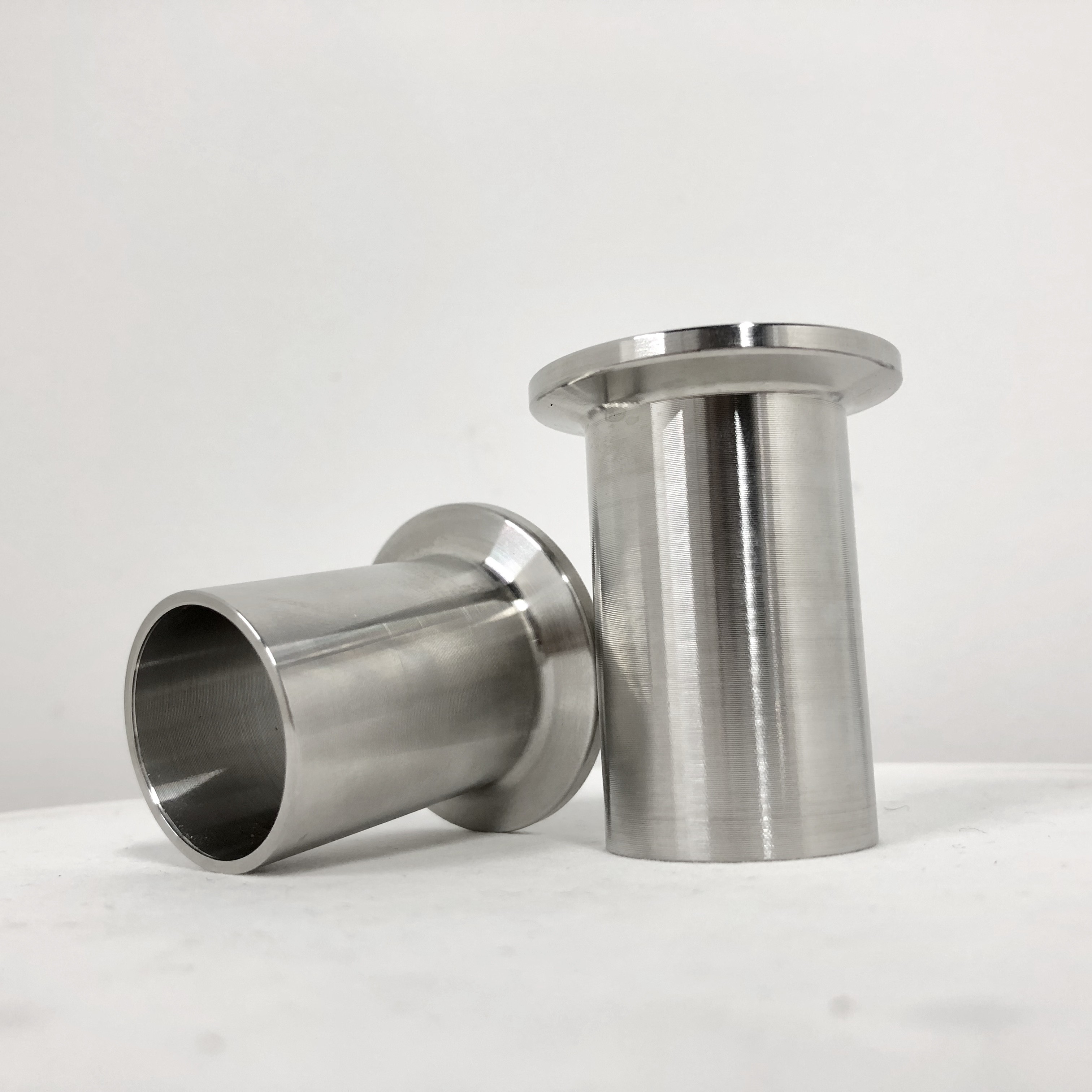 SS304 Vacuum Nipple Fittings KF Stub End Lapped Flange